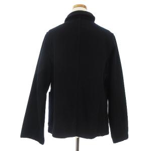 KAPITAL シングル Pコート 長袖 無地 ボタンアップ ウール 紺 ネイビー 1 アウター SM