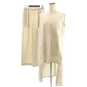 20SS セットアップ チュニック ドライツイル リラックスワイドパンツ