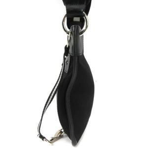 BALLY ナイロンレザーショルダーバッグ ブラック