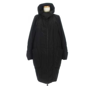 ダウンコート ロング フード 3006A230-0410 ブラック 38