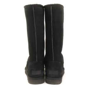 UGG australia CLASSIC TALL II ムートン ブーツ ロング ブラック 25.0 靴 ECR13
