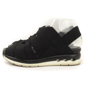 Salvatore Ferragamo EDELINE サンダル ストラップ レザー ブラック 5