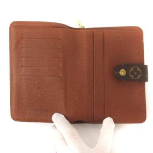 LOUIS VUITTON モノグラム ポルトパピエ 二つ折り財布  ブラウン