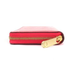 LOUIS VUITTON モノグラム ヴェルニ ジッピーウォレット ラウンドファスナー M93058 ピンク