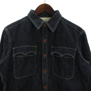 kolor シャツジャケット デニム 長袖 コーデュロイ コットン100％ 12WCM-B10111S インディゴブルー