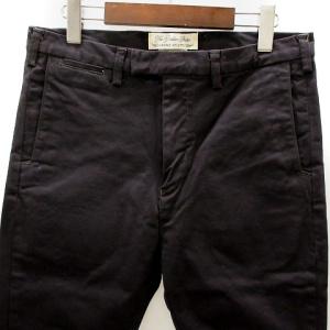 REMI RELIEF テーパードパンツ ストレッチ 無地 コットン ブラック系 S