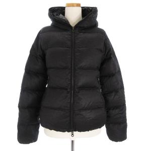 THIADUE ダウンジャケット フード カシミヤ混 38 グレー