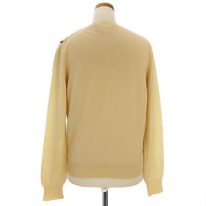 Salvatore Ferragamo アンサンブルニット シルク バージンウール 切替 ベージュ