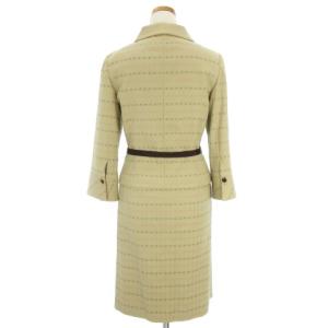 M'S GRACY スカート スーツ セットアップ ダブル ベルト付き ベージュ