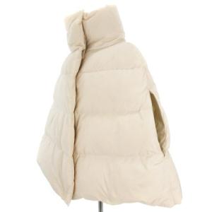 MYLAN 20AW MY20AW-CO003 Poncho Down Coat ハイカラー シェルホワイト