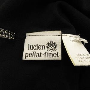 lucien pellat finet ラインストーンスカルカットオフTシャツ XL ブラック