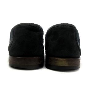 Salvatore Ferragamo ヴァラ ローファー モックトゥ スエード 7 ブラック