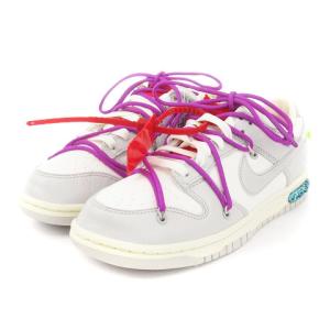 NIKE DM1602-101 DUNK LOW OFF-WHITE 1 OF 50 45 26cm グレー