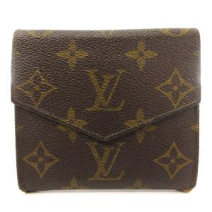 LOUIS VUITTON M61660 モノグラム ポルトモネビエ カルトクレディ Wホック財布 ブラウン