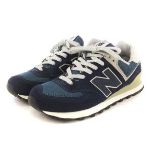 New Balance ML574VN 574 スニーカー スエード 26.5cm ネイビー 