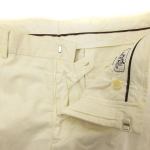 HERMES パンツ ジップフライ 44 ホワイト