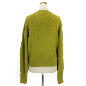 Shinzone 19AWSCU 2019年製 ニット カーディガン 長袖 コットン100% マスタード