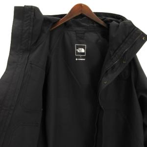THE NORTH FACE 21年製 ジップインマグネファイヤーフライマウンテンパーカ ジャケット 長袖 ナイロン混 ロゴ 刺繍 NP72132 ブラック