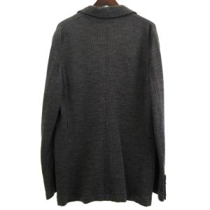GIORGIO ARMANI テーラードジャケット ブレザー シングル 2B ノーベント バージンウール100％ MSG51W グレー 52