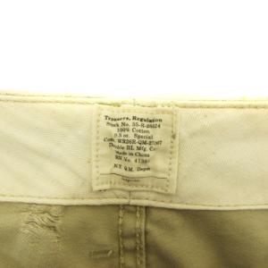 RRL チノパンツ ダメージ加工 コットン100% ボタンフライ W34 ベージュ