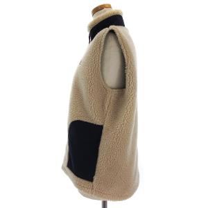 Patagonia 19AW RETRO-X VEST ボア ロゴ ジップアップ 65619FA19 ベージュ
