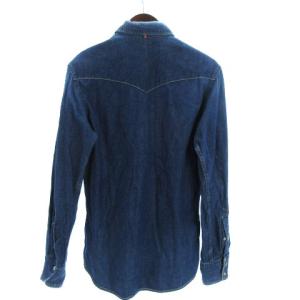KAPITAL ウエスタンシャツ 長袖 デニム インディゴ スナップボタン ブルー 2
