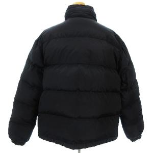 ARMANI JEANS ダウンジャケット ジップアップ スタンドカラー ナイロン ブラック