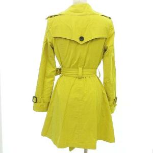 Diagram GRACE CONTINENTAL トレンチ コート ロング スプリング 36 黄 イエロー ECR15
