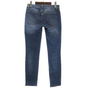 DOLCE&GABBANA DENIM デニムパンツ ジーンズ ストレッチ スリム バラチャーム 36 ブルー