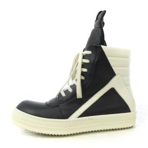 Rick Owens 22SS RU01B1894LPO GEOBASKET レザー 41 ブラック