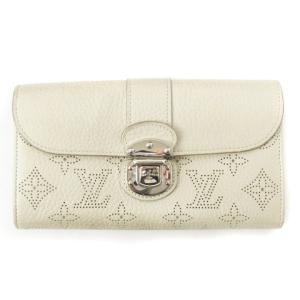 M58159 マヒナ ポルトフォイユ イリス 長財布 レザー ホワイト