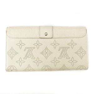 LOUIS VUITTON M58159 マヒナ ポルトフォイユ イリス 長財布 レザー ホワイト