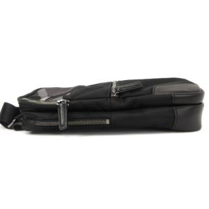 BLACK LABEL CRESTBRIDGE トーナルクレストブリッジ ボディバッグ チェック 黒