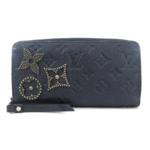 M62069 モノグラム アンプラント ジッピーウォレット ラウンドジップ ネイビー