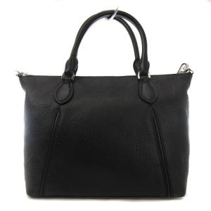 MICHAEL KORS サッチェル ショルダーバッグ 2WAY レザー レノックス ロゴ ブラック