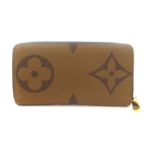 LOUIS VUITTON M69353 モノグラム ジャイアント リバース ジッピーウォレット ブラウン