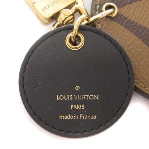 LOUIS VUITTON M69317 モノグラム ポルトクレ イリュストレ キーホルダー キーリング ブラウン