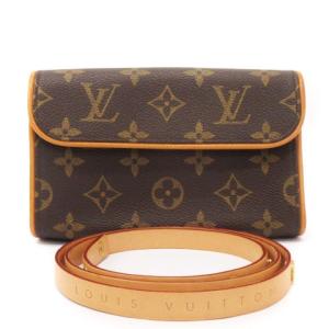 モノグラム ポシェットフロランティーヌ ウエストバッグ ポーチ 2WAY M51855 茶