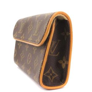 LOUIS VUITTON モノグラム ポシェットフロランティーヌ ウエストバッグ ポーチ 2WAY M51855 茶