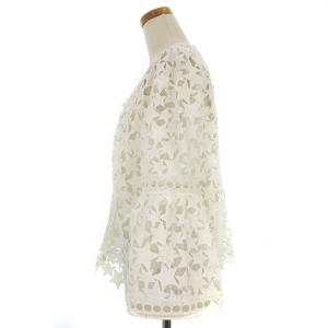 Diagram GRACE CONTINENTAL 18SS カットソー レース フレアスリーブ 長袖 38 ホワイト