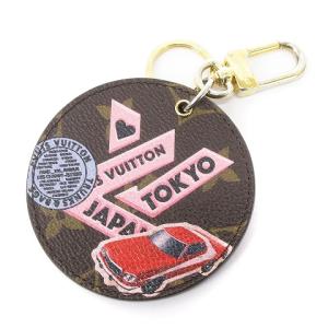 LOUIS VUITTON M62741 ポルトクレ・ワールドツアー モノグラム チャーム ブラウン