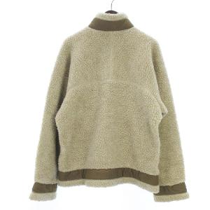 unfil wool pile boa fleece full zip jacket ウール ボア フリース フルジップ ジャケット スタンドカラー