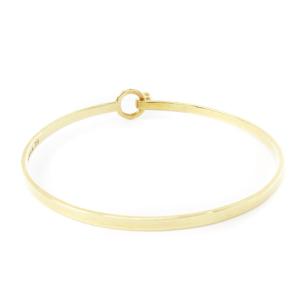 TIFFANY&Co. Bangle Hook & Eye Diamond ブレスレット K18YG 750 ゴールド