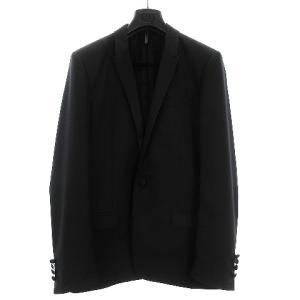 DIOR HOMME スモーキングスーツ セットアップ テーラードジャケット スラックス 46 黒