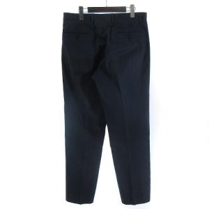 HERMES チノパンツ コットン ジッパーフライ 52 ネイビー