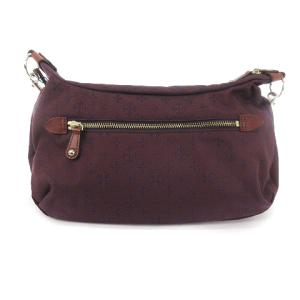 russet ショルダーバッグ 2way モノグラム 赤系 ボルドー