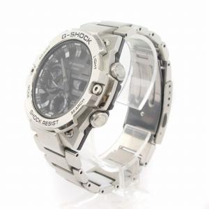 CASIO G-SHOCK G-STEEL 腕時計 タフソーラー アナログ デジタル ステンレス GST-B400D-1AJF