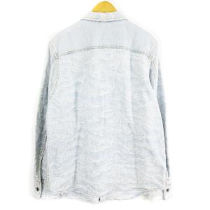 DIESEL D-JESSY デニムジャケット 3Dカモフラ ジャガード ウォッシュ ブルー XS