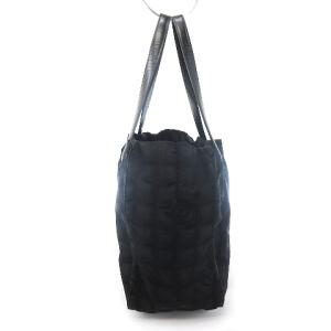 CHANEL ニュートラベルライン MM トートバッグ ココマーク ナイロン ブラック