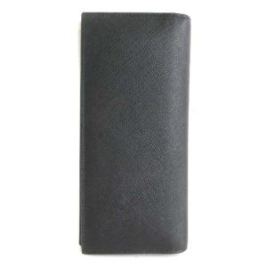 PRADA SAFFIANO 二つ折り長財布 レザー 2MV836 黒